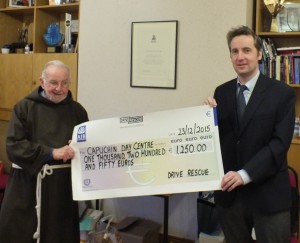 Drive Rescue donation to Capuchin Day Centre, Dublin. Data Recovery Ireland